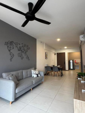K Avenue 2BR Family Room NEAR KKIA City View